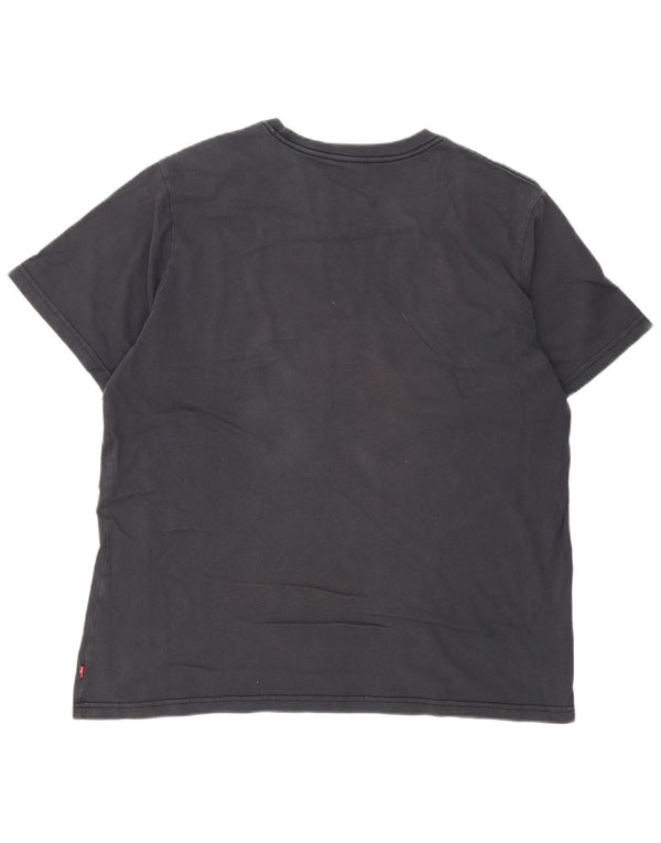 Camiseta Levi's Masculina Relaxed Graphic Top Grande Cinza