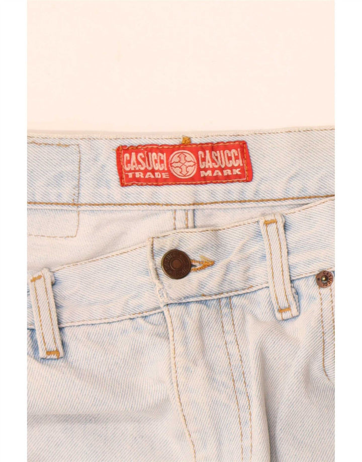 Calça jeans reta feminina Cassuci W28 L28 azul