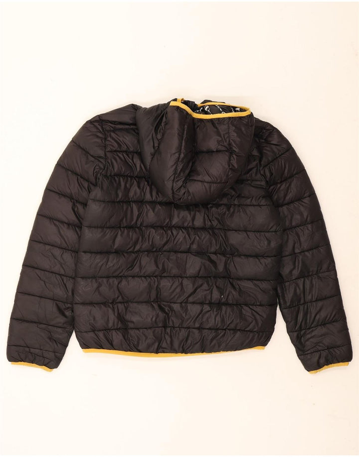 Jaqueta acolchoada com capuz para meninos Champion 15-16 anos 2XL poliéster preto