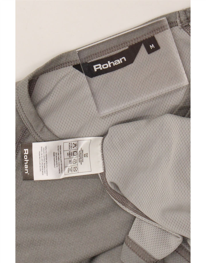 Camiseta masculina ROHAN poliéster cinza médio