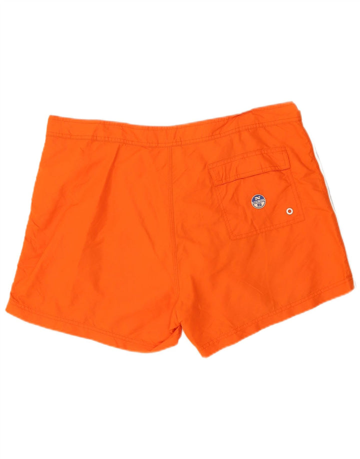 Shorts de natação masculino North Sails Graphic grande laranja poliamida