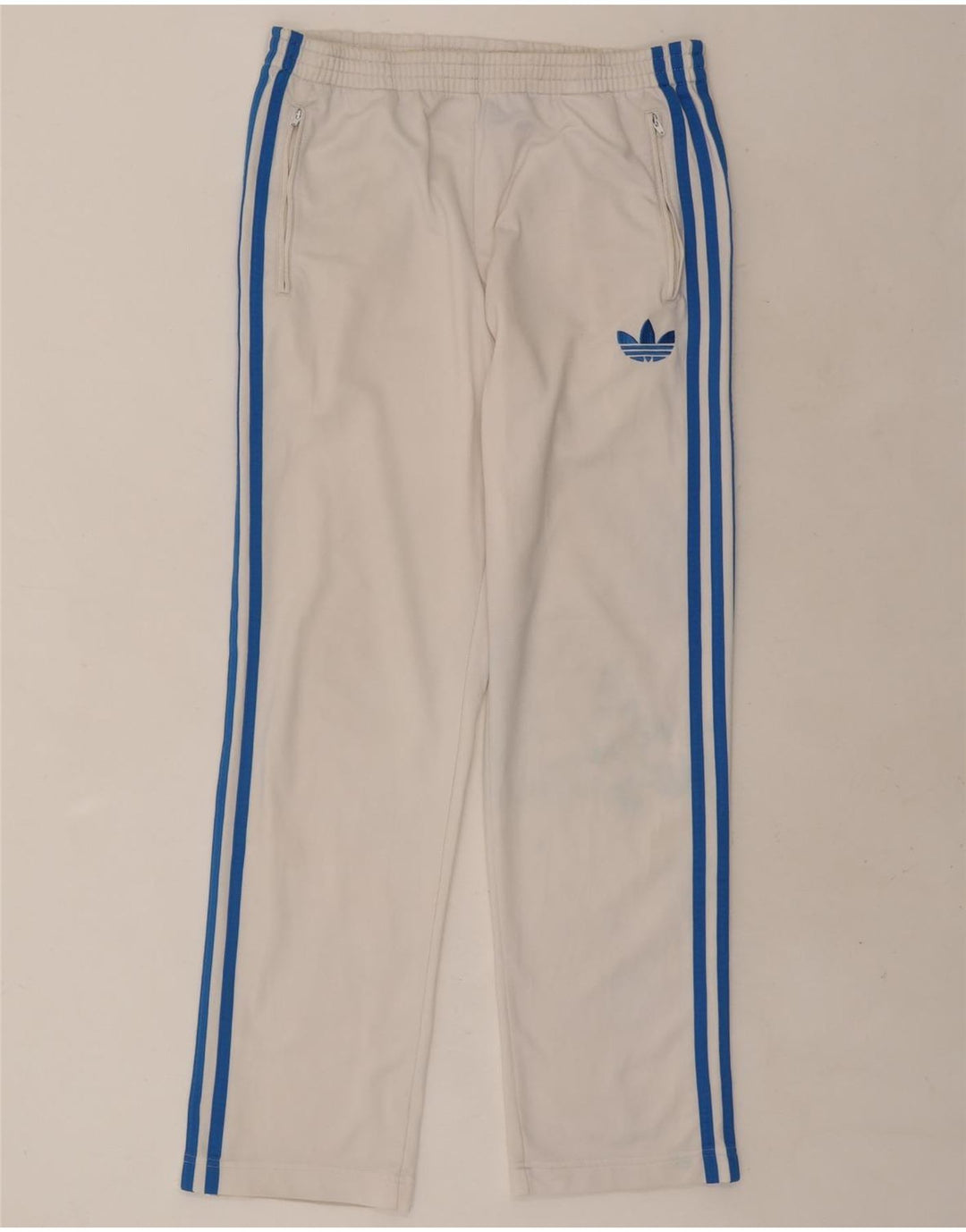 Calça Adidas Mens Treino Pequeno Poliéster Branco