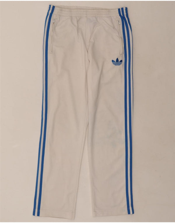 Calça Adidas Mens Treino Pequeno Poliéster Branco