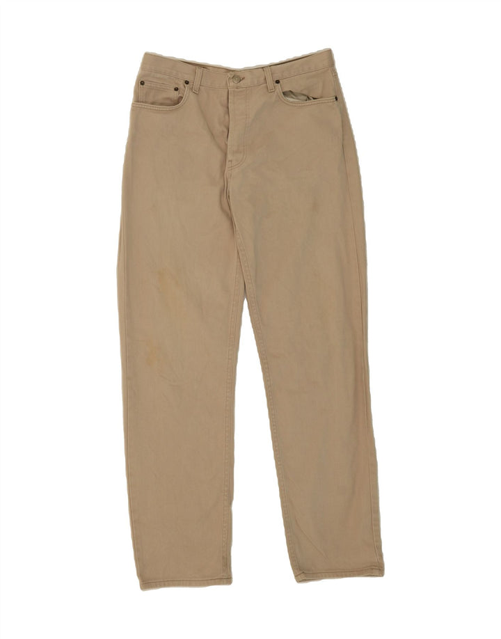 RIFLE Mens Slim Casual Trousers W38 L34 Beige Cotton Vintage Rifle and Second-Hand Rifle from Messina Hembry 