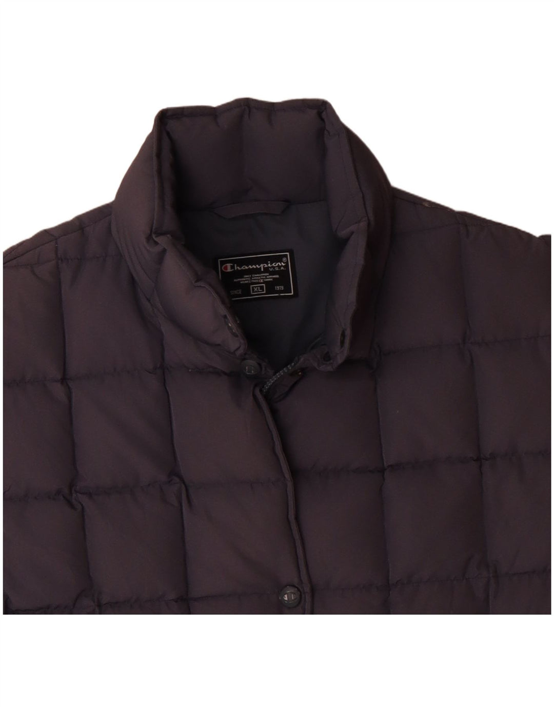 Colete acolchoado feminino Champion UK 18 XL cinza poliéster