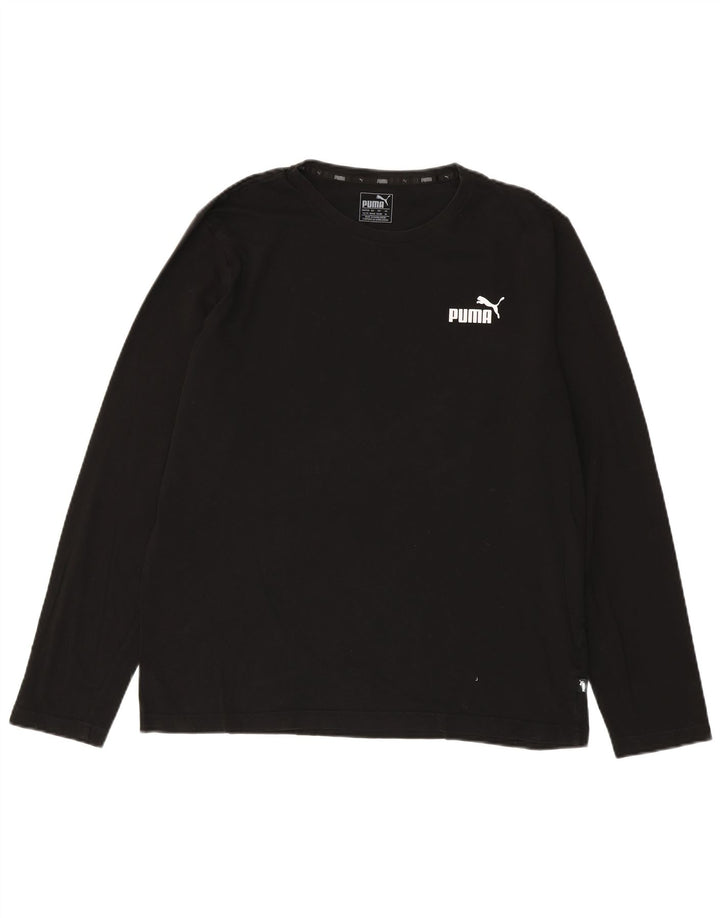 PUMA Mens Top Manga Longa XL Preto