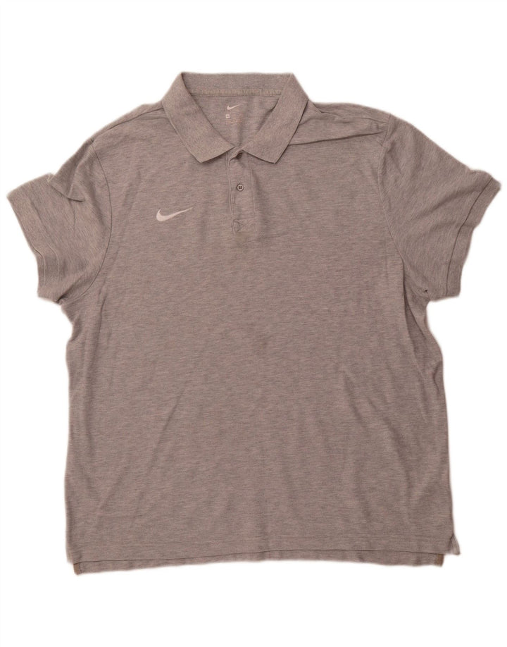 Camisa polo masculina NIKE 2XL cinza algodão
