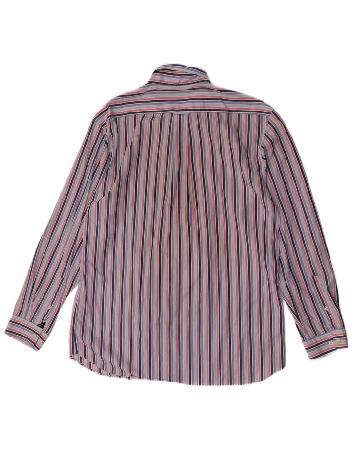 Camisa masculina Gant Regular Fit grande algodão listrado multicolorido
