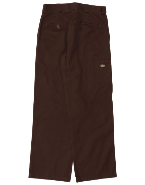 Calças cargo masculinas Dickies Loose Fit W32 L32 poliéster marrom