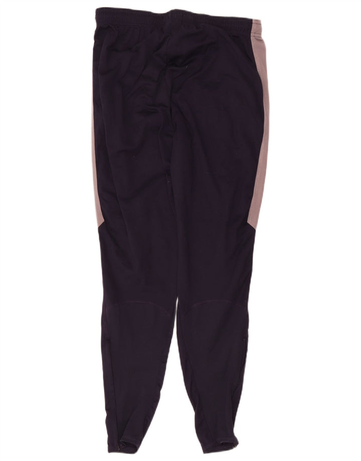 Calça de treino feminina Nike UK 14 grande azul marinho colorblock poliéster