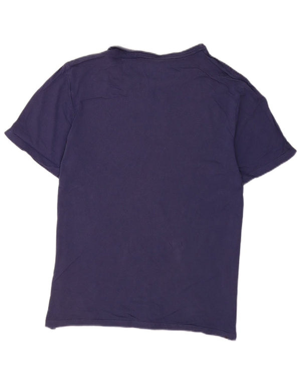 Camiseta masculina Champion Graphic Top Médio Algodão Azul Marinho