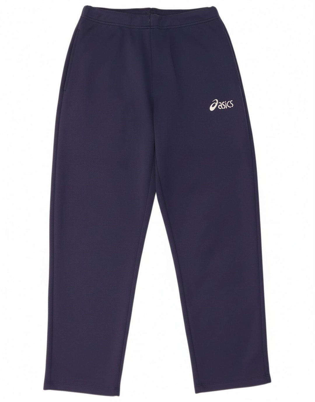 Calça de treino feminina Asics UK 14 poliéster azul marinho médio