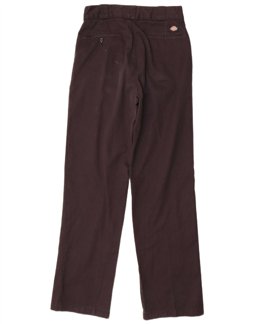 Calças Chino retas masculinas Dickies W32 L34 poliéster marrom