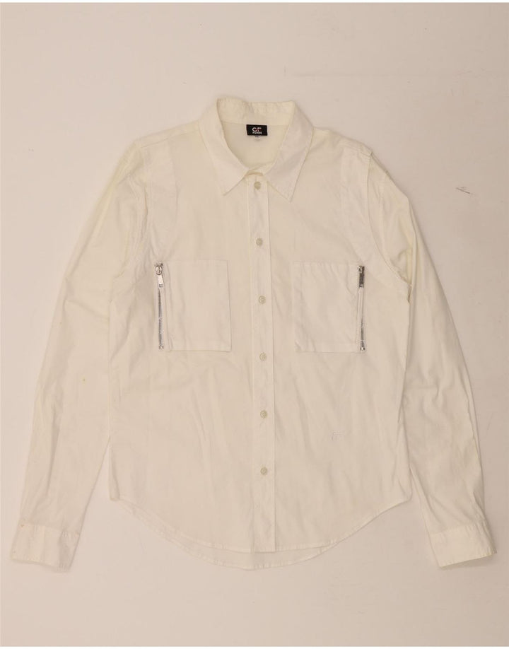 GF FERRE Boys Shirt 15-16 Years XL White Cotton Vintage GF Ferre and Second-Hand GF Ferre from Messina Hembry 