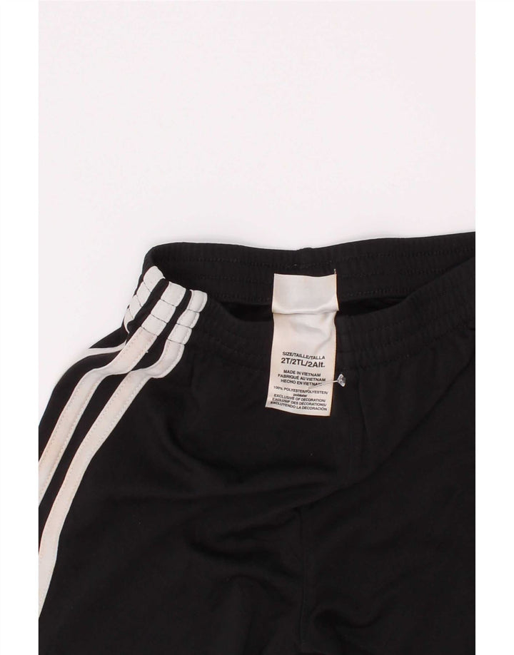 Shorts esportivos Adidas para meninos 18-24 meses preto poliéster