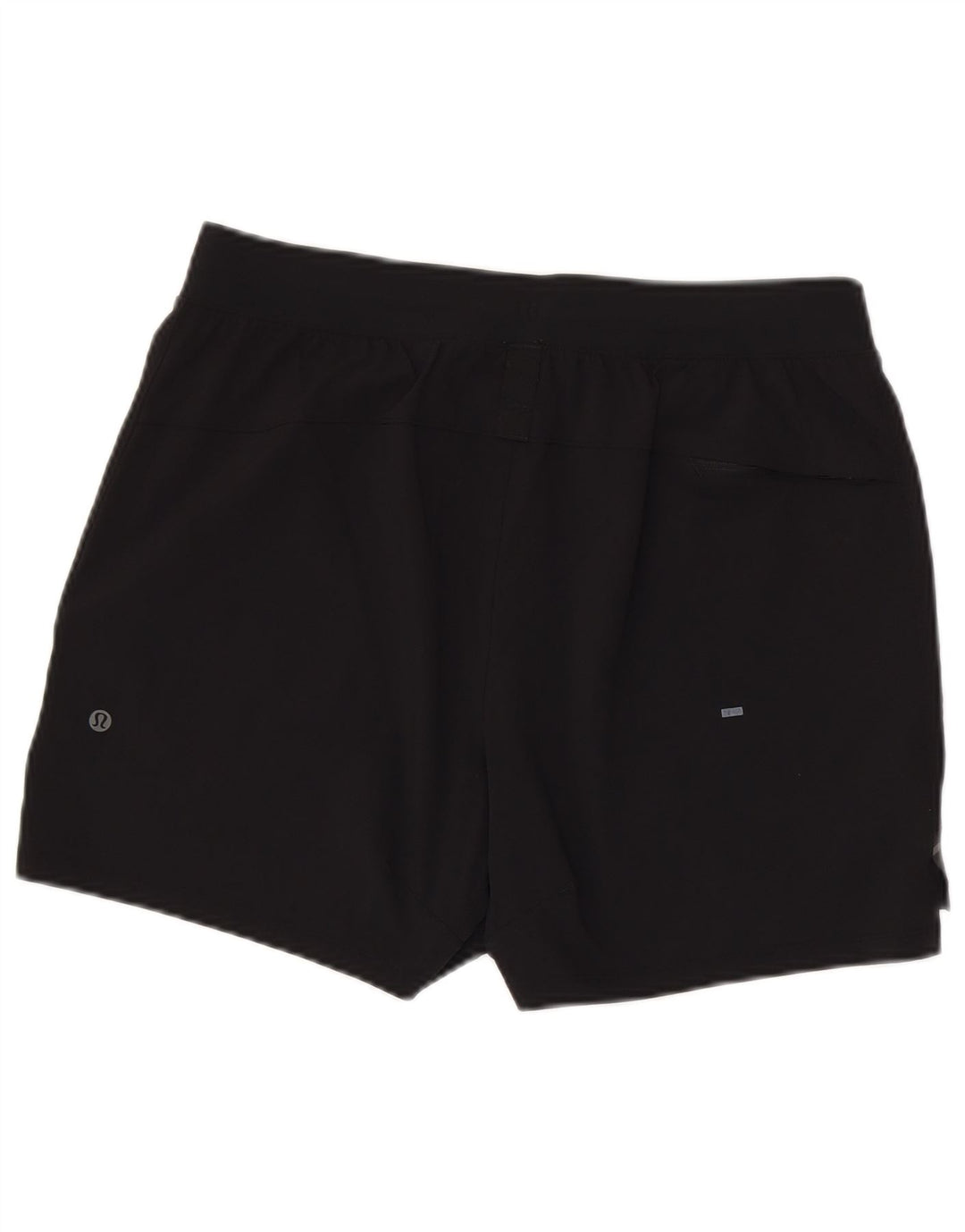 Lululemon Shorts esportivos femininos grandes de nylon preto