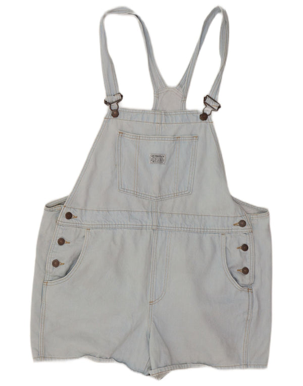 Shorts jeans feminino Levi's Dungarees US 16 XL W46 azul algodão