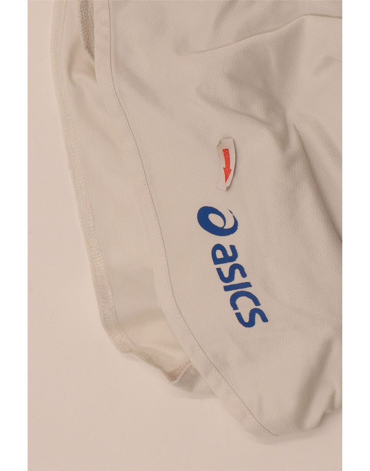 Shorts esportivos femininos Asics UK 18 XL off white poliéster