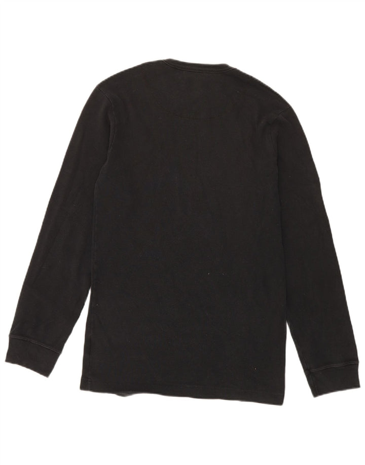 Lee Mens Top Manga Longa Grande Preto