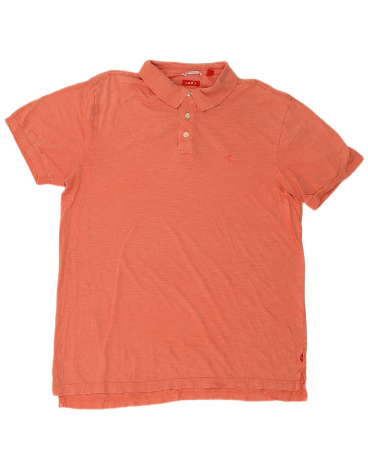 Camisa polo masculina IZOD grande laranja