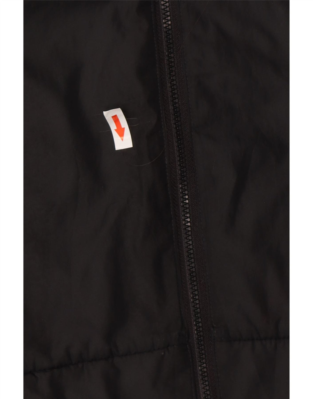 Jaqueta acolchoada com capuz feminina Adidas UK 12/14 poliéster preto médio