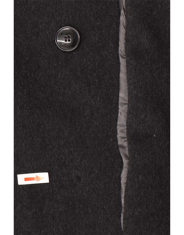 Sergio rossi Mens Overcoat UK 42 XL Lã Cinza