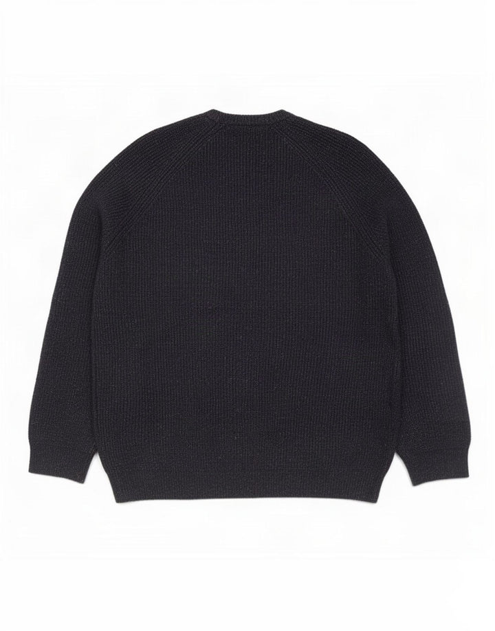 Suéter masculino Marks & Spencer com gola redonda XL azul marinho poliamida