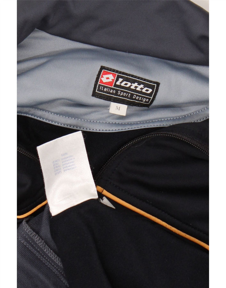 Lotto Mens Treino Top Jaqueta Médio Azul Marinho Colorblock Sports