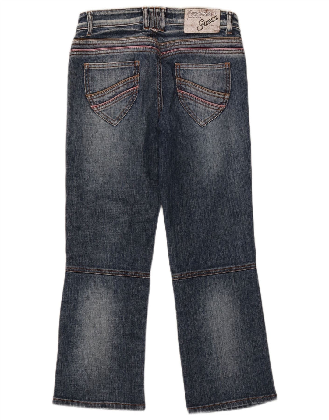 Calça jeans feminina Guess W26 L24 azul algodão