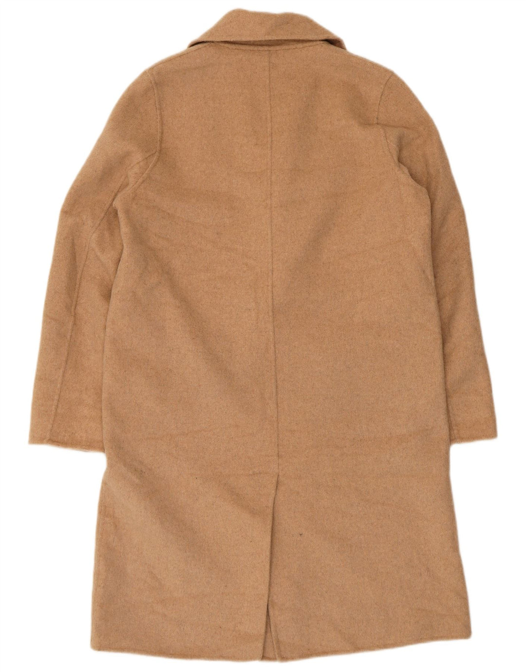 Sobretudo feminino Zara Oversized UK 6 XS lã bege