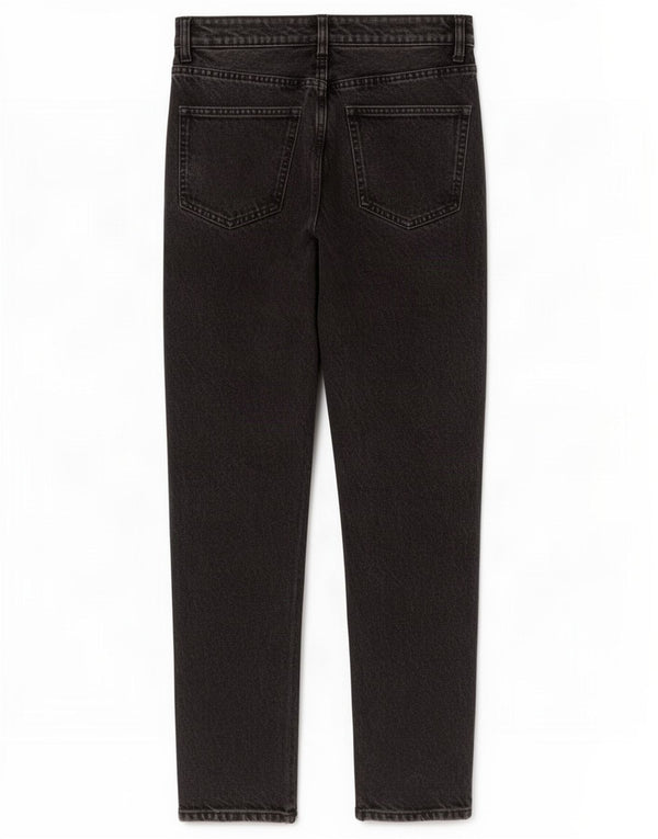 Calça jeans feminina Zara EU 36 XS W26 L28 algodão preto