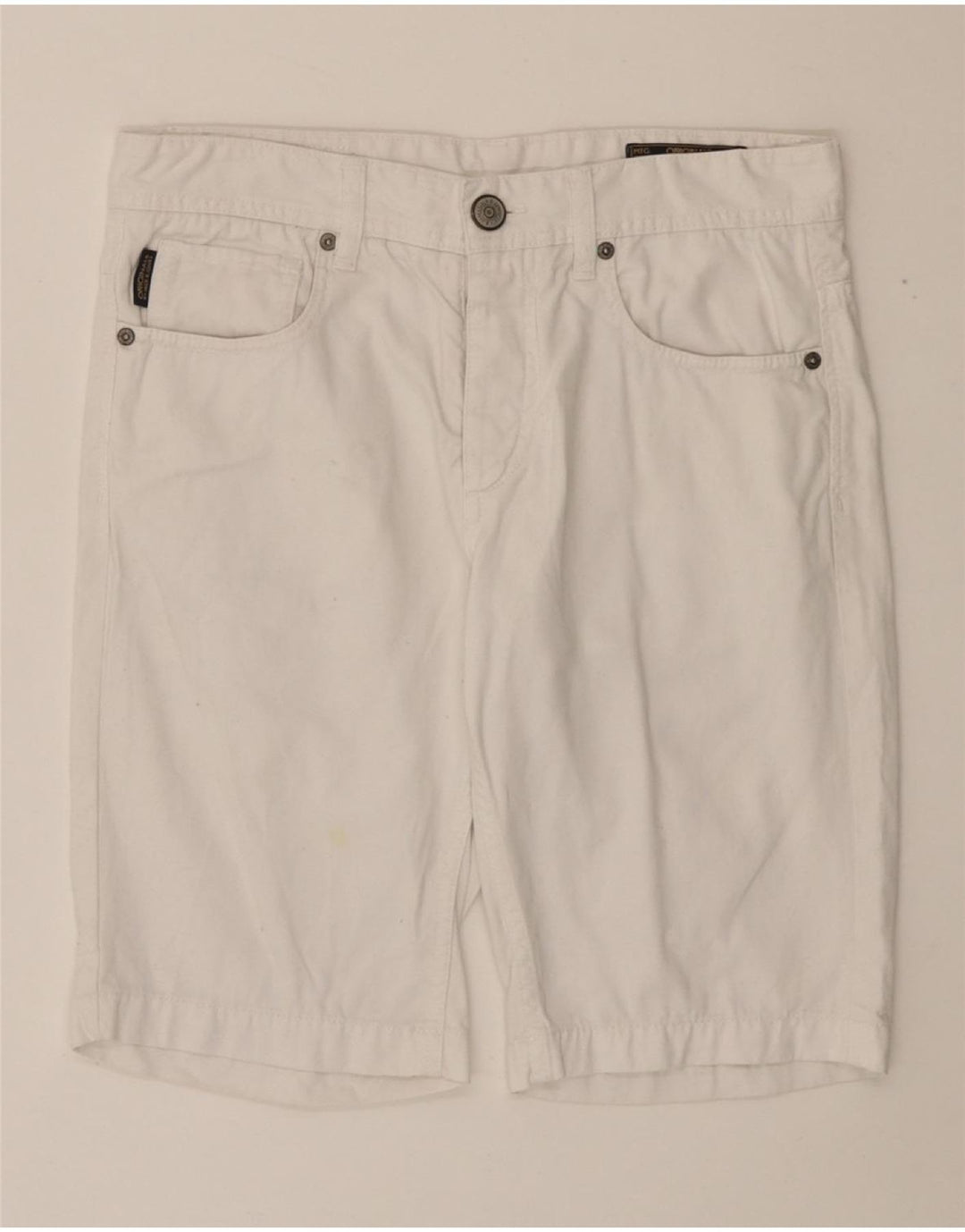 Shorts jeans masculino JACK & JONES W30 algodão branco médio