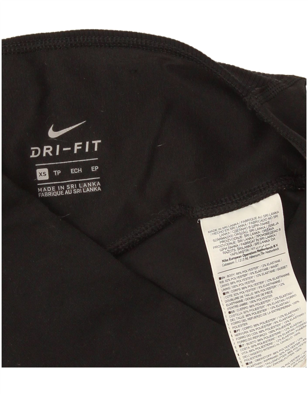 Leggings Nike Dri Fit Graphic UK 6 XS Preto Poliéster