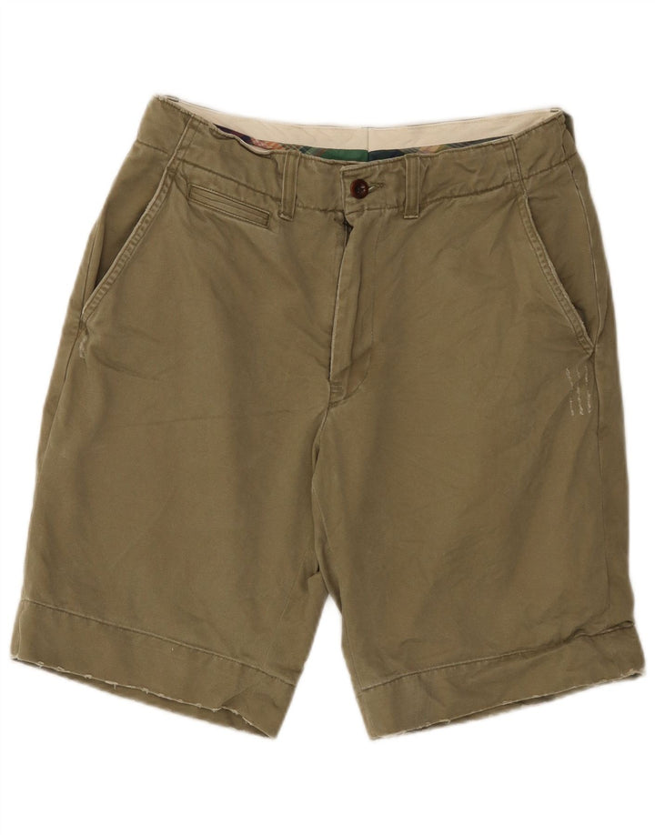 POLO RALPH LAUREN Shorts Chino Masculino W30 Algodão Cáqui Médio
