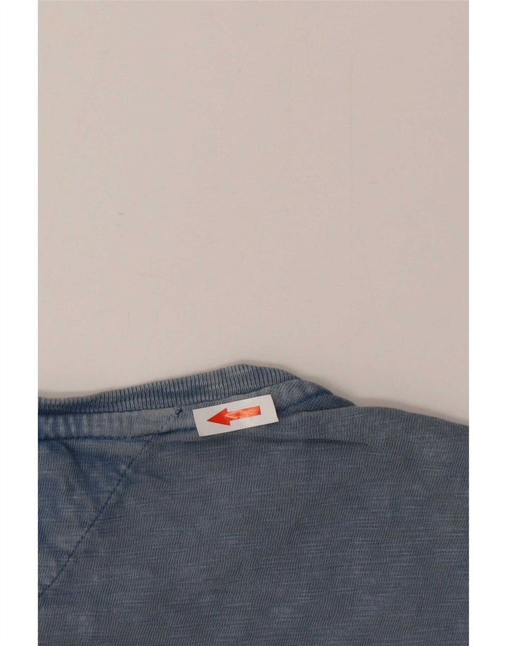Tommy Hilfiger Camiseta masculina grande algodão azul