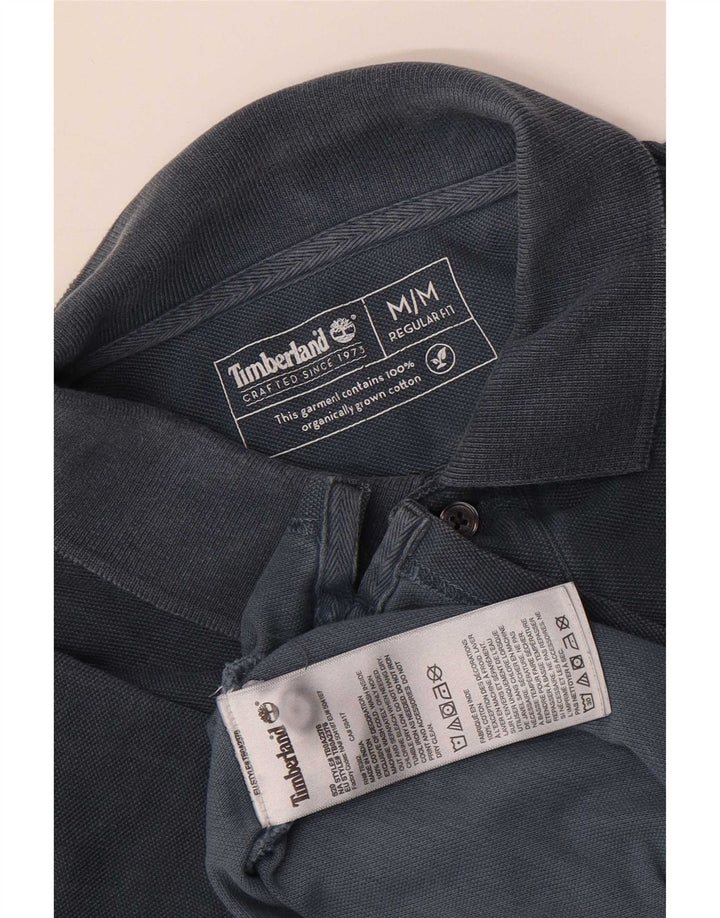 Camisa polo masculina Timberland Regular Fit médio algodão azul marinho