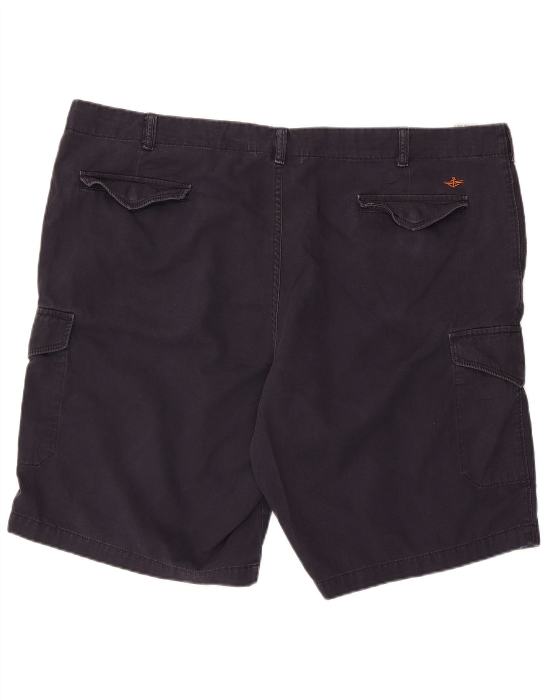 DOCKERS Mens Cargo Shorts W44 2XL  Navy Blue Cotton