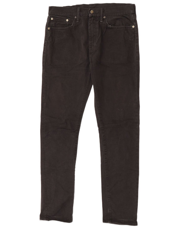 Levi's Mens Jeans Slim W31 L32 Algodão Preto