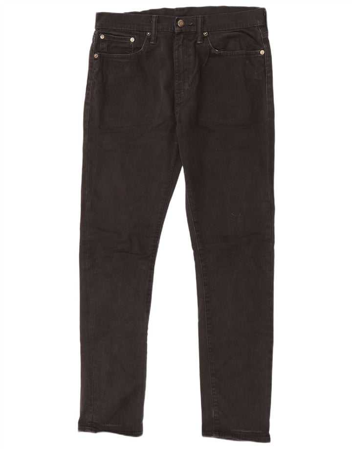 Levi's Mens Jeans Slim W31 L32 Algodão Preto