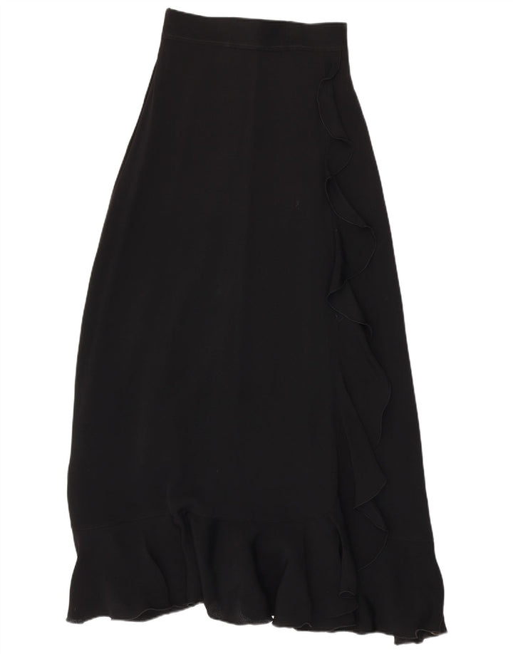 Saia maxi feminina vintage W23 2XS preta