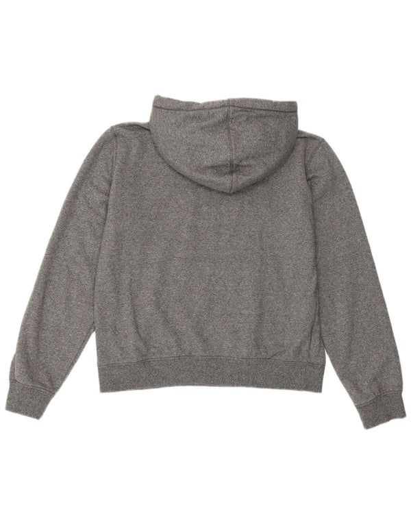 Jumper feminino com capuz gráfico Champion UK 12 cinza médio manchado