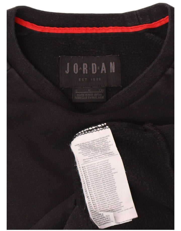 JORDAN moletom masculino jumper pequeno algodão preto