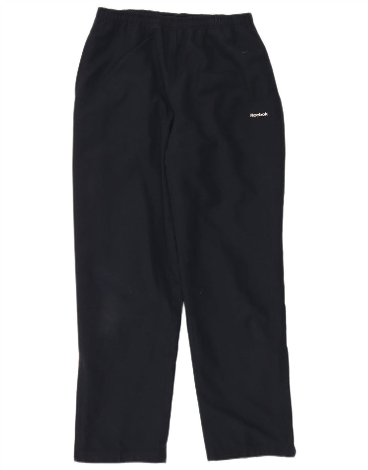 Calça de treino feminina REEBOK UK 12 poliéster azul marinho médio