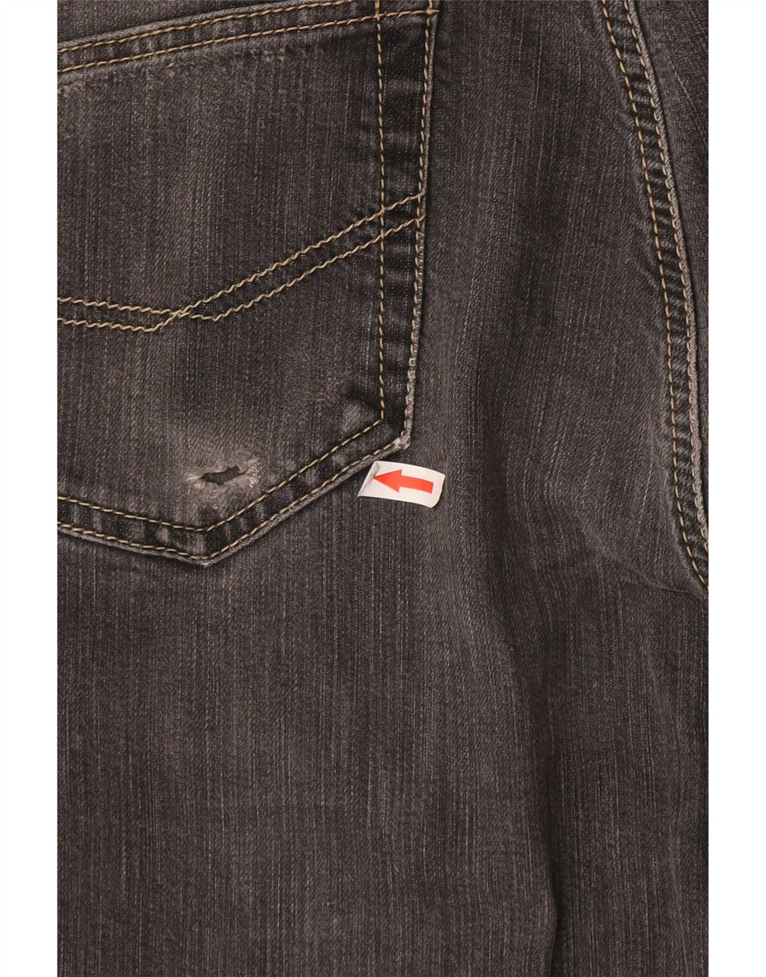 Rifle Masculino Jeans Reto W34 L32 Algodão Cinza