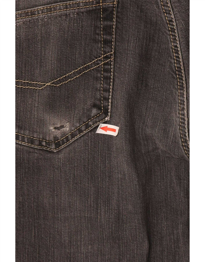 Rifle Masculino Jeans Reto W34 L32 Algodão Cinza