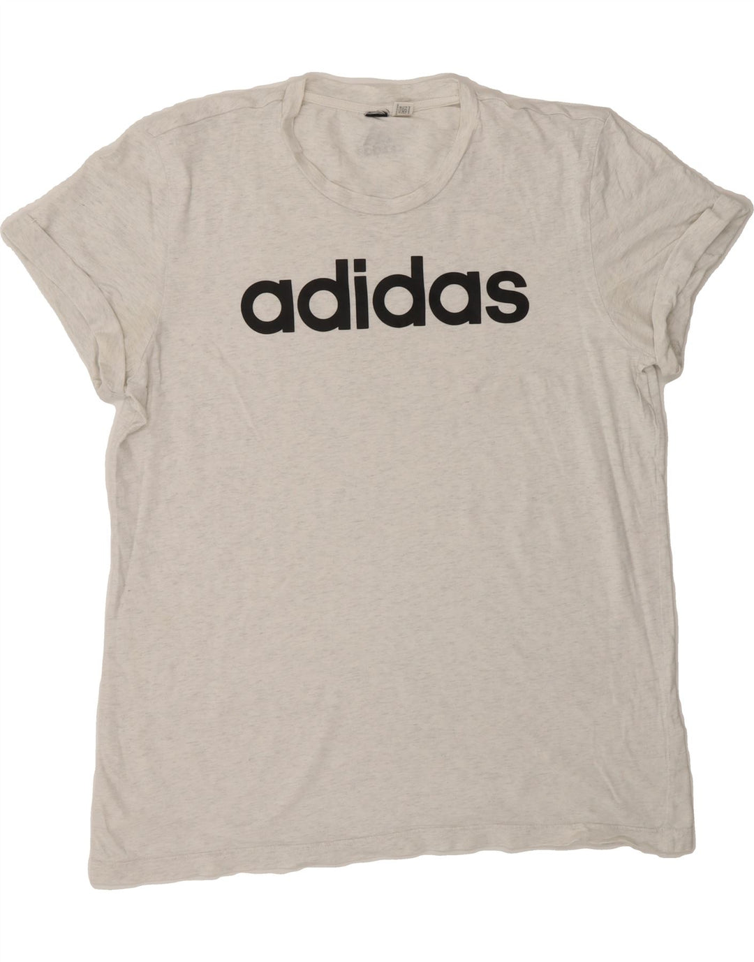 ADIDAS Mens Graphic T-Shirt Top Medium Grey Vintage Adidas and Second-Hand Adidas from Messina Hembry 