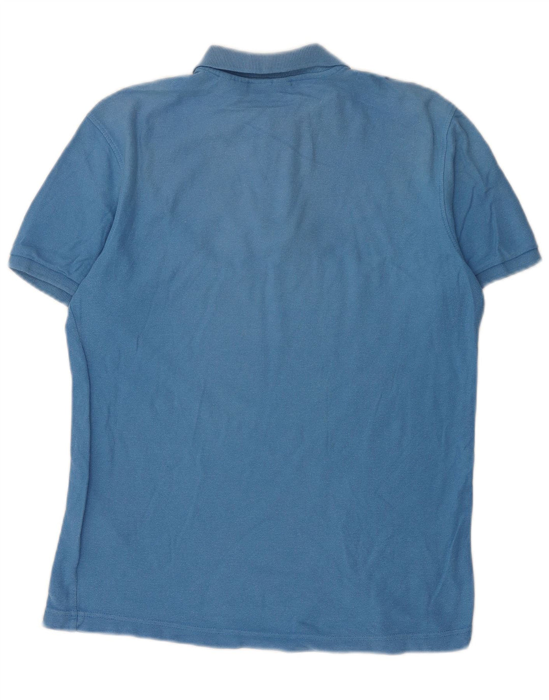 Camisa polo masculina Fila pequena azul algodão