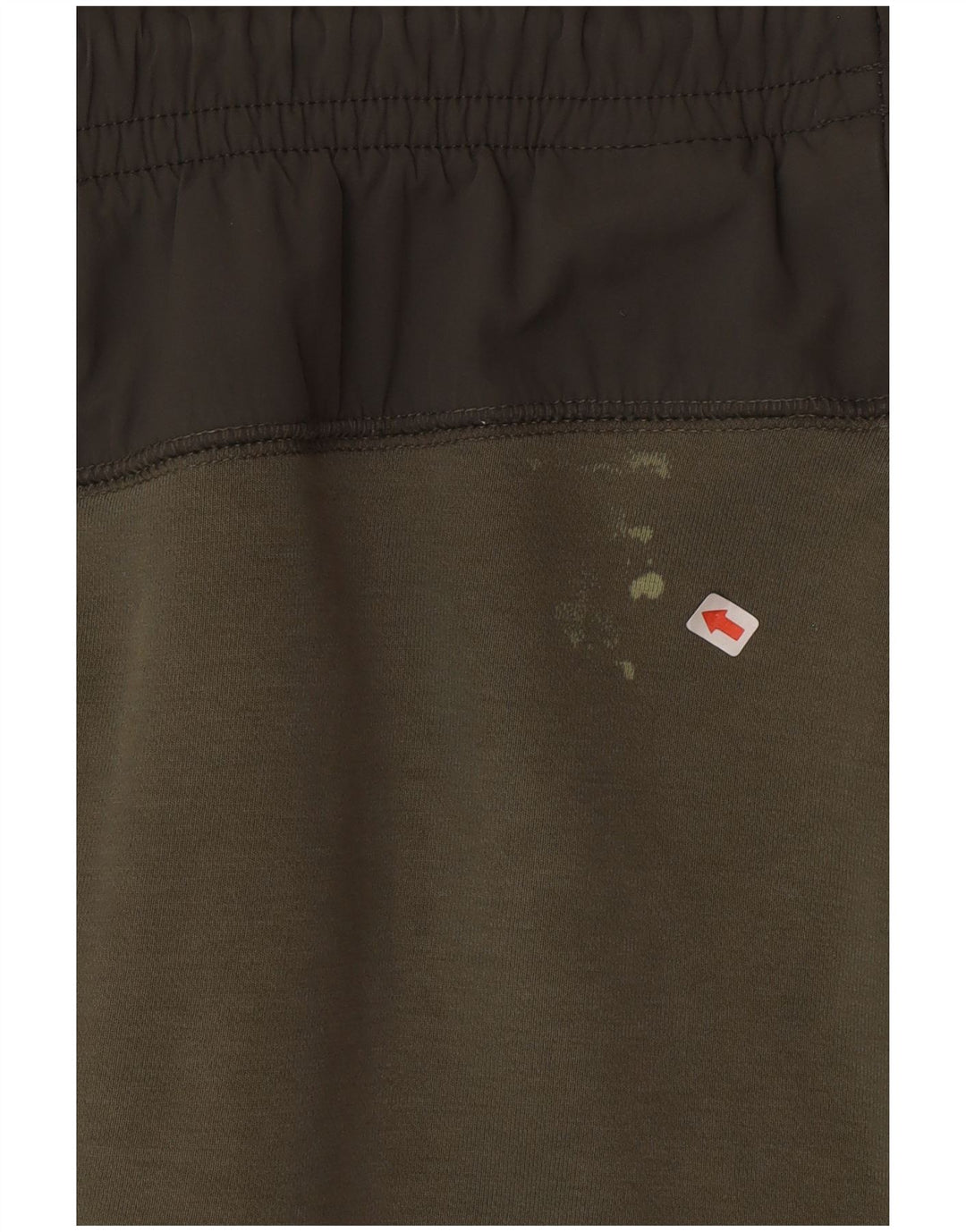 Calça de treino masculina Nike grande verde colorblock algodão