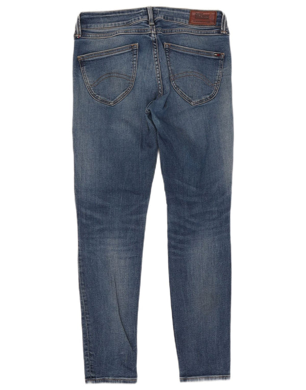 Jeans skinny feminino Tommy Hilfiger cintura baixa W27 L25 algodão azul