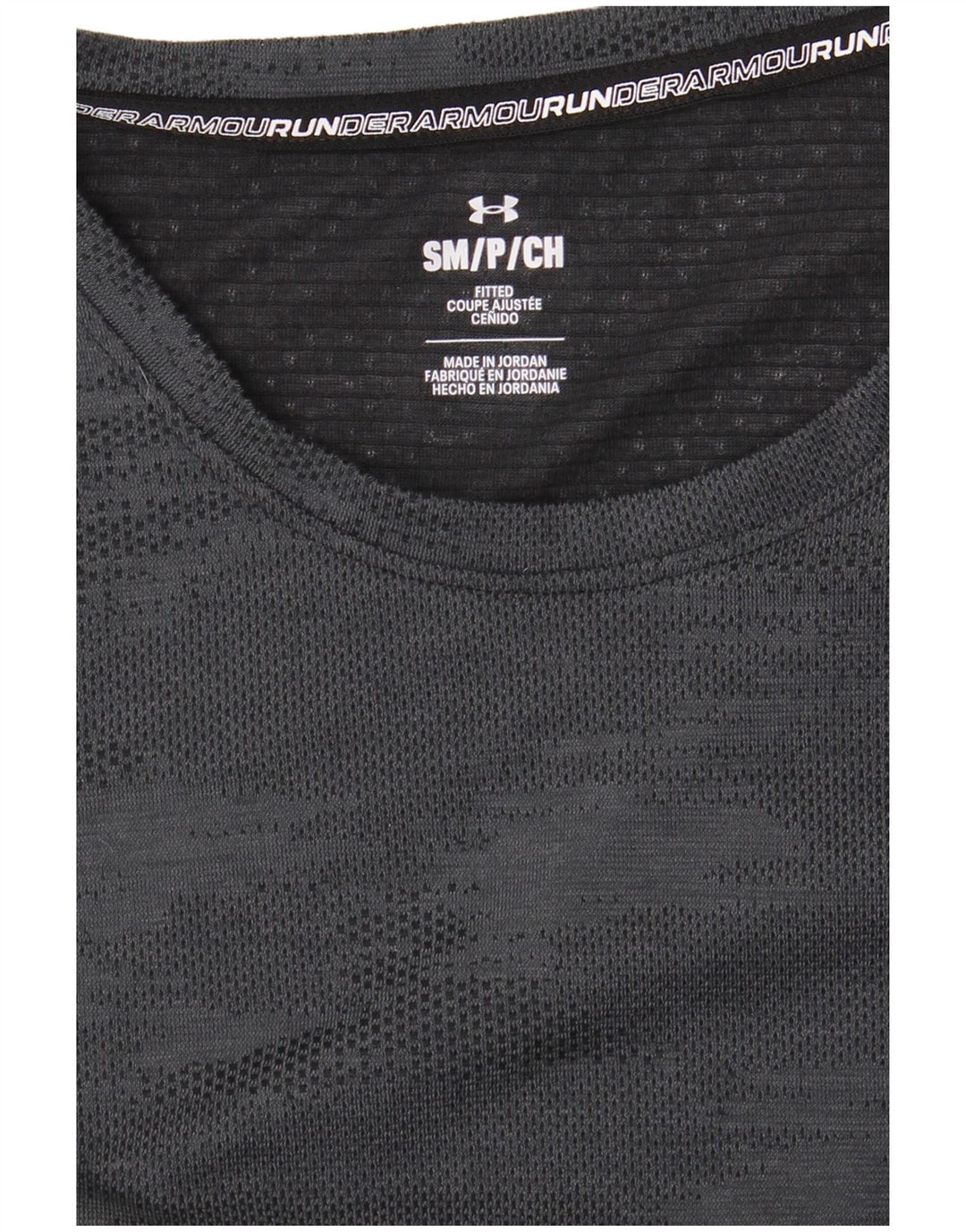 Camiseta feminina UNDER ARMOUR UK 10 pequena cinza